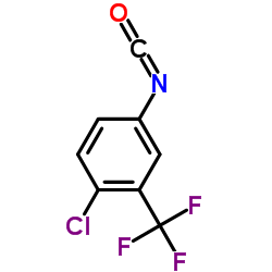 4-Chloro-3-(trifluoromethyl)phenyl isocyanate_327-78-6