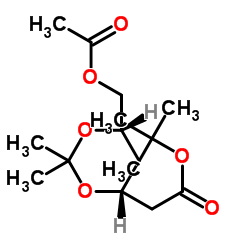 tert-Butyl (4R-cis)-6-[(acetyloxy)methyl]-2,2-dimethyl-1,3-dioxane-4-acetate_154026-95-6