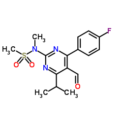 N-[4-(4-Fluorophenyl)-5-formyl-6-(1-methylethyl)-2-pyrimidinyl]-N-methyl-methanesulfonamide_147118-37-4