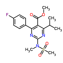 Methyl 4-(4-fluorophenyl)-6-isopropyl-2-[(N-methyl-N-methylsulfonyl)amino]pyrimidine-5-carboxylate_289042-11-1