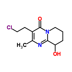 3-(2-Chloroethyl)-6,7,8,9-tetrahydro-9-hydroxy-2-methyl-4H-pyrido[1,2-a]pyrimidin-4-one_130049-82-0