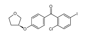 (2-Chloro-5-iodophenyl)[4-[[(3S)-tetrahydro-3-furanyl]oxy]phenyl]methanone_915095-87-3