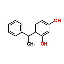 4-(1-phenylethyl)benzene-1,3-diol_85-27-8