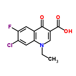 7-Chloro-1-ethyl-6-fluoro-1,4-dihydro-4-oxoquinoline-3-carboxylic acid_68077-26-9