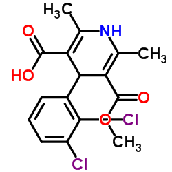 4-(2,3-Dichlorophenyl)-5-(methoxycarbonyl)-2,6-dimethyl-1,4-dihyd ro-3-pyridinecarboxylic acid_123853-39-4