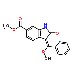 methyl (E)-3-(methoxy(phenyl)methylene)-2-oxoindoline-6-carboxylate_1168150-46-6