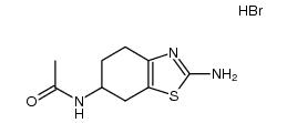 N-(2-amino-4,5,6,7-tetrahydrobenzo[d]thiazol-6-yl)acetamide hydrobromide_104617-50-7