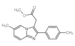 methyl 2-[6-methyl-2-(4-methylphenyl)imidazo[1,2-a]pyridin-3-yl]acetate_258273-50-6