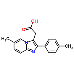 6-Methyl-2-(4-methylphenyl)imidazo[1,2-a]-pyridine-3-acetic acid_189005-44-5