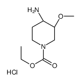ethyl (3S,4R)-4-amino-3-methoxypiperidine-1-carboxylate,hydrochloride_83863-71-2