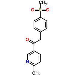 1-(6-Methylpyridin-3-yl)-2-[4-(methylsulfonyl)phenyl]ethanone_221615-75-4