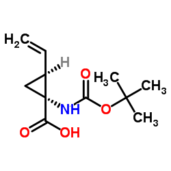 (1R,2S)-1-tert-Butoxycarbonylamino-2-vinylcyclopropanecarboxylic acid_159622-10-3