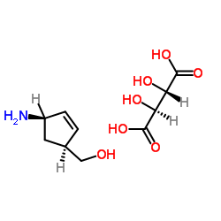 [(1S,4R)-4-aminocyclopent-2-en-1-yl]methanol,(2S,3S)-2,3-dihydroxybutanedioic acid_229177-52-0