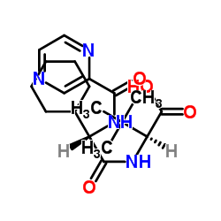 (2S)-2-[[(2S)-2-cyclohexyl-2-(pyrazine-2-carbonylamino)acetyl]amino]-3,3-dimethylbutanoic acid_402958-96-7