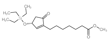 (R)-Methyl 7-(5-oxo-3-((triethylsilyl)oxy)cyclopent-1-en-1-yl)heptanoate_118456-54-5