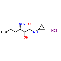 (3S)-3-Amino-N-cyclopropyl-2-hydroxyhexanamide hydrochloride_850252-34-5