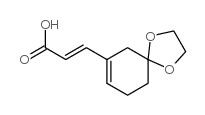 3-(1,4-dioxaspiro[4.5]dec-7-en-7-yl)prop-2-enoic acid_226916-19-4