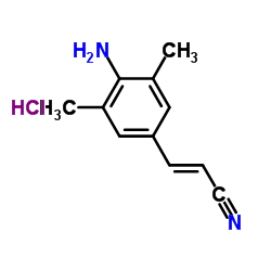 (E)-3-(4-Amino-3,5-dimethylphenyl)acrylonitrile hydrochloride_661489-23-2