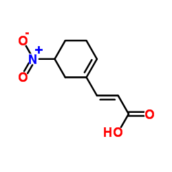 (E)-3-(5-nitrocyclohexen-1-yl)prop-2-enoic acid_899809-64-4