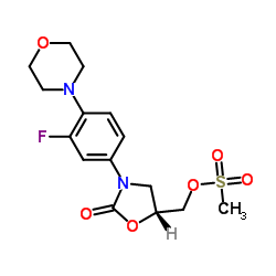 (R)-(3-(3-Fluoro-4-morpholinophenyl)-2-oxooxazolidin-5-yl)methyl methanesulfonate_174649-09-3