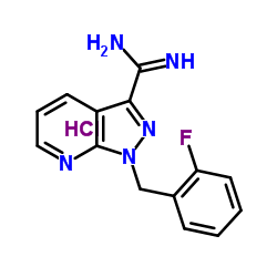 1-(2-Fluoro-benzyl)-1H-pyrazolo[3,4-b]pyridine-3-carboxamidine hydrochloride_256499-19-1