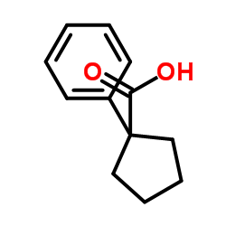 1-Phenylcyclopentanecarboxylic acid_77-55-4
