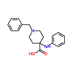 1-Benzyl-4-(phenylamino)piperidine-4-carboxylic acid_85098-64-2