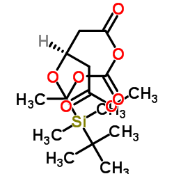 1-Ethoxycarbonyl-5-methyl-(3R)-3-tert-butyl-dimethylsilyloxypentanedioate_158275-79-7