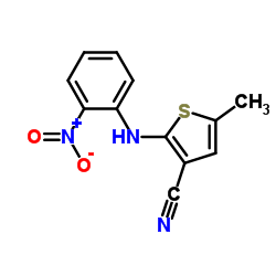 5-Methyl-2-[(2-nitrophenyl)amino]-3-thiophenecarbonitrile_138564-59-7