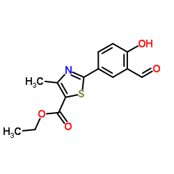 Ethyl 2-(3-formyl-4-hydroxyphenyl)-4-methylthiazole-5-carboxylate_161798-01-2