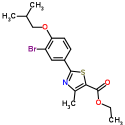 Ethyl 2-(3-bromo-4-isobutoxyphenyl)- 4-methyl-5-thiazolecarboxylate_144060-96-8