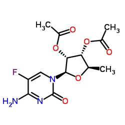 2',3'-di-O-acetyl-5'-deoxy-5-fluorocytidine_161599-46-8