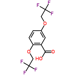 2,5-Bis(2,2,2-trifluoroethoxy)benzoic acid_35480-52-5