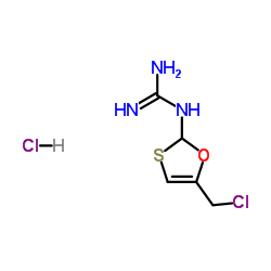 N-((4-Chloromethyl)-2-thiozolyl)guanidine hydrochloride_84545-70-0
