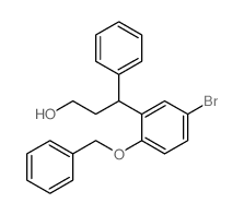 3-(5-bromo-2-phenylmethoxyphenyl)-3-phenylpropan-1-ol_156755-25-8