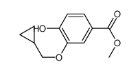 Methyl 3-(cyclopropylmethoxy)-4-hydroxybenzoate_848574-60-7
