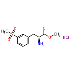 methyl (S)-2-amino-3-(3-(methylsulfonyl)phenyl)propanoate hydrochloride_851785-21-2