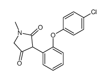 3-[2-(4-chlorophenoxy)phenyl]-1-methylpyrrolidine-2,4-dione_912356-07-1