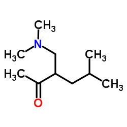 3-[(dimethylamino)methyl]-5-methylhexan-2-one_91342-74-4