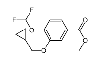 Methyl 3-(cyclopropylmethoxy)-4-(difluoromethoxy)benzoate_680184-57-0