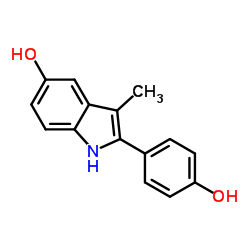 2-(4-hydroxyphenyl)-3-methyl-1H-indol-5-ol_91444-54-1