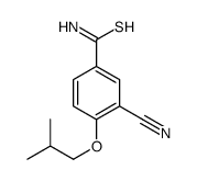 3-Cyano-4-(2-methylpropoxy)benzenecarbothioamide_163597-57-7