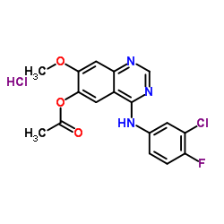 [4-(3-chloro-4-fluoroanilino)-7-methoxyquinazolin-6-yl] acetate,hydrochloride_184475-70-5