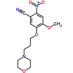 4-methoxy-5-(3-morpholin-4-ylpropoxy)-2-nitrobenzonitrile_675126-26-8