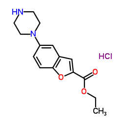 Ethyl 5-(piperazin-1-yl)benzofuran-2-carboxylate hydrochloride_765935-67-9