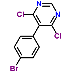 5-(4-bromophenyl)-4,6-dichloropyrimidine_146533-41-7