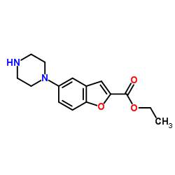 Ethyl 5-(piperazin-1-yl)benzofuran-2-carboxylate_163521-20-8