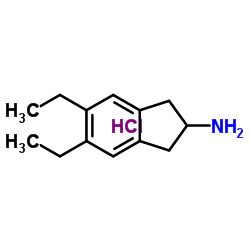 5,6-diethyl-2,3-dihydro-1H-inden-2-amine,hydrochloride_312753-53-0