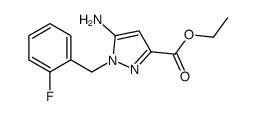 Ethyl 5-amino-1-(2-fluorobenzyl)-1H-pyrazole-3-carboxylate_256504-39-9