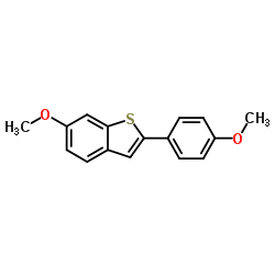 6-Methoxy-2-(4-methoxyphenyl)benzo[b]thiophene_63675-74-1